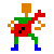 Iolo in Ultima IV with 11x13 pixels